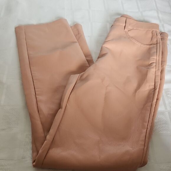Wilfred Camel Faux Leather Pants - Picture 14 of 16